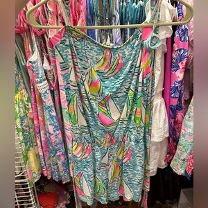 Lilly Pulitzer romper you gotta regatta small